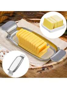 Käse-Linien-Schneidebrett, Butter-Käse-Schneider, multifunktionaler Ei-Schneider, Gänsestopfleber-Käse-Schneider