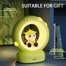 1 件睡猫夜灯，USB 可充电伴侣睡眠灯，3 档调光台灯，3 级亮度调节柔光，办公室减压灯，装饰性可爱睡眠床头灯，适用于卧室、客厅、节日礼物