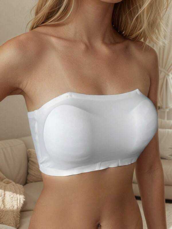 Soutien-gorge tube à bretelles amovibles, soutien-gorge ultra-doux et confortable, froncé et antidérapant pour montrer la forme de la poitrine, un soutien-gorge incontournable pour l'été, adapté à une variété d'occasions, sous-vêtements pour femmes, soutien-gorge pour femmes