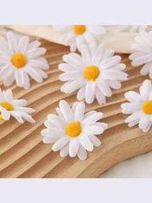 6pcs Daisy Flower Hair Clips, Sweet Cute Artificial Daisy Flower Hair Clips, Summer Hair Styling Decor Hair Accessories, Floral Headpiece ,Summer Accessories ,Travel, Claw Clips, Clips For Hair, Hair Slide, Hair Claws