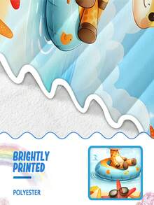 1PC Boho Pattern Beach Towel Set - Lightweight Polyester Sand-Free Towel For Vacation Travel - Multicolor - View 4