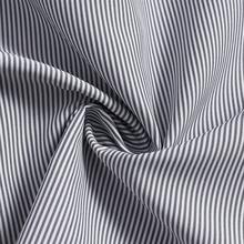 QIANZHIDU 女士条纹前排扣休闲通勤商务女士公司服装老式风格女士长袖衬衫