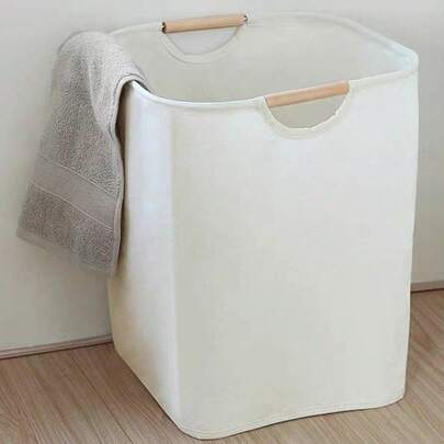 סל כביסה מלוכלך פשתן 1 pc, סל כביסה מתקפל ידני מבד, סל כביסה מלוכלך לשימוש ביתי לחדר שינה/חדר אמבטיה, סל אחסון מתקפל לבובות, קיבולת גדולה