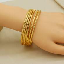 6 Stücke/Set Premium elegantes Muster mehrschichtiges Armband Set