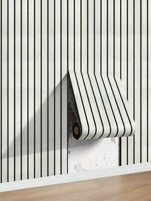 1 Rotolo di carta da parati autoadesiva, pannelli murali a griglia in legno 3D, impermeabile e resistente all'umidità, adesivi per pareti a griglia verticale rinforzati, adatti per decorare soggiorni, soffitti, uffici e camere da letto - Multicolore - Visualizzare 13