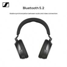 sennheiser MOMENTUM 4 On-Ear-Kopfhörer mit aktiver Geräuschunterdrückung, Bluetooth 5.2, lange Akkulaufzeit, angenehmes Tragegefühl, Smart Pause, Schwarz