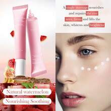 Kem dưỡng mắt dưa hấu 20g, làm sáng và săn chắc vùng da quanh mắt, làm dịu và nuôi dưỡng sâu, giảm bọng mắt và nếp nhăn, chăm sóc cá nhân ngày và đêm (Cũng có kem dưỡng mắt chứa caffeine 15g) - trắng - Xem 4