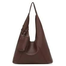 2025 New Handheld Simple Large Capacity Tote Bucket Bag For Women Autumn Winter Korean Fashion  Commuter Shoulder Bag