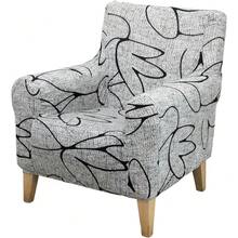 Local Delivery - Banquet Armchair Slipcover Printed Chair Covers With Arms Stretch Club Chair Slipcover Soft Armchair Sofa Covers Anti-Slip Furniture Protector For Dogs Pets Home Living Room Decor, 14 - 42 - 查看 1