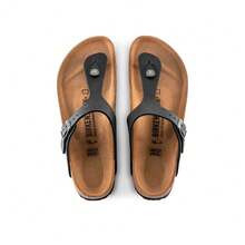 Birkenstock Gizeh Birko-Flor - Black - View 3
