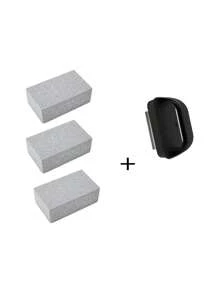 3Pcs Grill Cleaning Bricks,With Heat Resistant Handle,Pumice Griddle Cleaning Stone,Multifunctional Stain And Oil Cleaning Brush That Can Be Cut,Removing Stains For BBQ,Swimming Pool,Sink,Suitable For Stoves,Sinks,Tableware,Frying Pans,BBQ Net Cleaning,Kitchen,Bathroom,Home,Household Supplies Christmas For Holiday Gift Giving,1pc