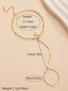1pc 925 Sterling Silver Double-Layer Customizable Letter Shiny Lips Finger Chain, Niche Design Layered Wear Accessory For Women, Commuting, Dating, Party, Birthday Gift For Girlfriend