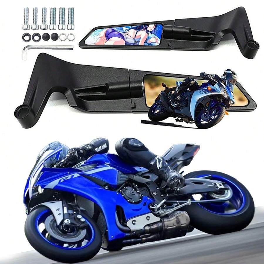 Alerón De Espejo Retrovisor Invisible Modificado Universal