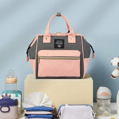 1 件牛津布妈咪包，大容量尿布包，时尚斜挎包，手提包，尿布包，多功能化妆包，休闲斜挎小包，适合休闲使用