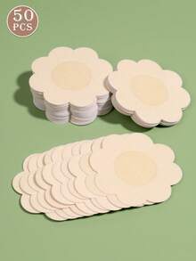 10/50/100 件一次性乳贴，无缝透气自粘隐形胸罩，无肩带自粘胸罩，女士舒适内衣及内衣配件，适用于连衣裙、睡衣、婚纱、泳装、晚礼服、运动胸罩