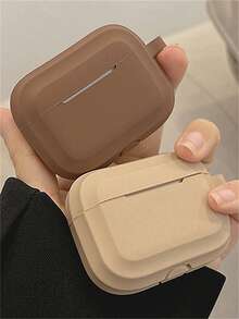 Cute Simple Silicone Headphones Case Compatible With AirPods 1 2 3 4 Protective Shell Soft Compatible With AirPods Pro 2