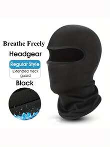 Lätt vindtät balaklava - Konvertibel halsduk och ansiktsmask, Lämplig för skidåkning, cykling, vandring - Andningsbart stickat tyg, skidmask, multifunktionell vinterutrustning. Utomhusmotorcykel vindtät dammtät andningsbar ansiktsmask, bekväm snabbtorkande cykelbalaklava - Multifärgad - Visa 3