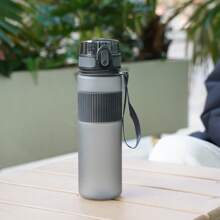 1pc 500ml/17oz Colorful Water Bottle - Leak-Proof, Portable, With Hand Strap And Lockable Lid. Suitable For School, Travel, Outdoor Activities, Running, Christmas, Easter, Thanksgiving, Graduation, Juneteenth, Daily Use