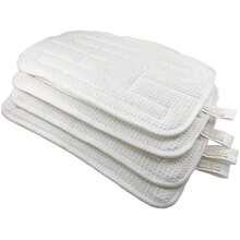 Steam Mop Pads Replacement Pack For Smart Living Steam Mop, Set Of 4 Microfiber Washable Cleaning - White, Easy To Use By À La Carte Cooking - None - View 2