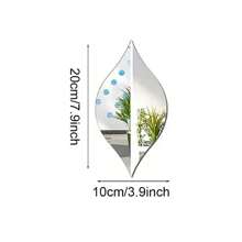 1 set di adesivi a forma di goccia d'acqua in acrilico specchiato, decorazione artistica per pareti 3D, autoadesivi per soggiorno, camera da letto, sfondo creativo