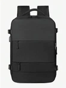 Grand sac à dos pour hommes, sac à dos pour le trajet domicile-travail/école, sac pour ordinateur portable à la mode, sac de voyage d'affaires courte distance, convient pour Ryanair, sac de nuit, fournitures scolaires, sac d'écolier, cartable, sac de rentrée scolaire, grand sac de voyage - Multicolore - Voir 13