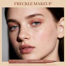 Freckle Pen Waterproof, Fake Freckles, Faux Freckles For Natural Sunkissed Skin Makeup, Magic Freckle Color, Long Lasting, Soft Sopt Lifelike Freckle Pen 04#Coffee Brown - Brown - View 2