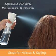 1pc High Pressure Spray Bottle, Simple Bathroom Liquid Cleaner, Cleaning Spray Bottle, Fine Mist Face Mister, Mini Alcohol Disinfection Sprayer Bottle, Toner Container, Bathroom Spray Bottle Home Bathroom Hair Spray Bottles, Continuous Pressure Refillable Plastic Water Sprayers