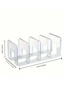 1 قطعة/2 قطعة منظم شفاف من الاكريليك للشنط المنزلية وعرض البيع بالتجزئة، يوفر مساحة في الخزانة، رف تخزين شفاف مناسب للمحافظ والحقائب