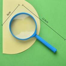 5 piezas de lupa de mano de plástico, mini lupa, herramienta de observación para el salón de clases/al aire libre, diversión para fiestas (color aleatorio), de vuelta a la escuela