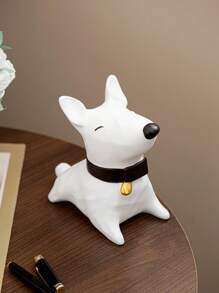 1 Peça Figura Decorativa de Resina em Forma de Cachorro, Decoração em Estilo Cartoon, Adequado para Decoração de Casa, Quarto, Hotel, Restaurante, Presente de Formatura, Lembrança de Casamento, 2 Tamanhos Disponíveis