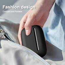 Label Makers - Barcode Label Printer Bluetooth Label Maker Portable Thermal Printer For Small Business, Address, Barcode, Logo, Clothing, Sticker Printers For Phones & PC, Black Pink White Yellow - màu đen - Xem 5