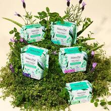 The Honey Pot Company - Herbal Sanitary Pads For Women - Regular Flow W/Wings - Infused W/Essential Oils For Cooling Effect & Organic Cotton Cover - Feminine Care - FSA & HSA - 20 Ct