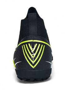 Chuteira Society Botinha Meinha Cano Curto Grama Sintética Meia Tenis Futebol Soçaite Leve e Macio - Preto - Visão 7