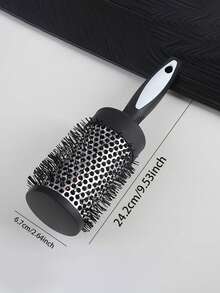 1pc/3pcs/4pcs Black & White Roller Comb - Fine Tooth Comb Pointed Tail Comb Hair Clips, For Easy, Smooth Curly And Straight Hairstyles - Plastic Bristle Regular Hair Roller Brush With ABS Plastic Handle, Portable Professional Styling Tool,Hair Brush,Slick Back Brush,Styling Brush,Curly Hair Brush,Edge Brush,Hair Comb,Brush Hair,Hair Brush Set,Comb Hair,Comb For Curls,Detangling Brush,Hair Brush For Women,Hair,Travel,Hair Products,Hair Tools,Hair Stuff,Barber,Barber Accessories,Barbershop,Hairdressing Equipment - Multicolor - View 3