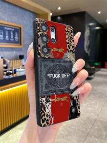 New Fashionable Leopard, Gorilla, Letter Print Matte Soft TPU Phone Case, Anti-Scratch, Anti-Fingerprint, Camera Lens Protection, Compatible With Apple, OPPO, VIVO