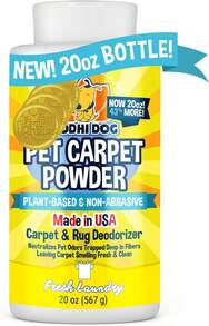 Natural Carpet Deodorizer Powder - Dry Pet Smell Eliminator & Urine Odor Remover - Loosens Fur & Dirt - Plant-Based And  Room Freshener For Home - Fresh Laundry (Pack Of 1) - Multicolor - View 1