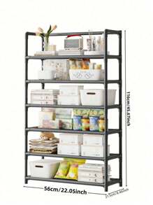 3-7 Tier Reinforced Shoe Rack, High Capacity Simple Entryway Multi-Layer Dust-Proof Shoe Storage Cabinet For Home, Dorm Use