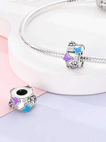 镀银吊坠猫萤火虫兔子蝴蝶动物系列吊坠饰品吊坠球适用于手链DIY女士饰品 - 多 - 查看 3