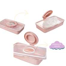 Kit Porta Fralda Com Farmacinha e Porta Lenço Umedecido de Encaixe - Arco-Íris - Visão 2
