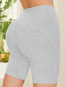 4PCS/Set Seamless Mid-Rise Casual Shorts