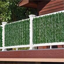 1pc Outdoor All-Season Artificial Ivy Privacy Fence Wall Screen For Home Decor, Hanging Garden Decoration, Plastic Plan,Garden Yard Fence
