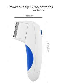 1 件装跳蚤虱子梳，适用于狗和猫的宠物清洁工具