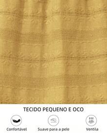 Women's V-Neck Cotton Midi Dress With Pocket - Màu vàng - Xem 7