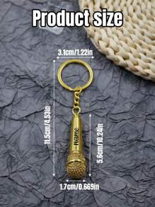 Portachiavi con microfono personalizzato, portachiavi festa del papà personalizzato, portachiavi con nome personalizzato, portachiavi personalizzabile per donne/uomini, ciondoli per borse personalizzabili, portachiavi per bambini, portachiavi per insegnanti, regali di compleanno, anniversario, decorazione camera da letto, versatile, feste, fidanzata, fidanzato, amici, famiglia, studenti, madre