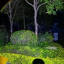 1pc Long High Power Strong Light Telescopic Zoom LED Flashlight Torch Light USB Rechargeable Portable Tactical Lantern Outdoor Torch - As Shown In the Figure - View 5