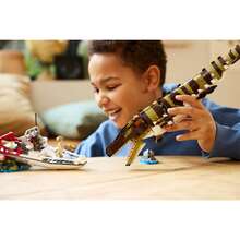 LEGO Brick-Built Mosasaurus Boat Mission Toy Dinosaur Set 76974, Fun Action Figure For Kids And Adventure Fans, Sea Dinosaur Building Playset, Gift For Boys And Girls - 76974 - View 4