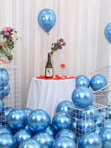20 pezzi/set Palloncini blu set di decorazioni per feste