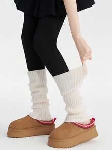40/70cm 1/2pairs Lolita Leg Warmers Women Long Socks Wool Knitted Foot Cover Arm Warmer Y2K Autumn Winter Socks Boot Cuffs Stockings ﻿