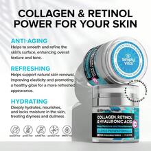 Collagen Retinol And Hyaluronic Acid Cream AntiAging Face Moisturizer For Face Firming Skin Care Neck And Décolleté Made In USA Daily Moisturizer Face Cream Day And Night 1.7 Fl.Oz. - 1.7FlOz(Packof1) - View 3