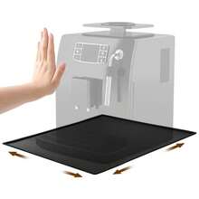 Tapete absorbente para máquina de café, tapete de silicona suave para barra de cocina, tapetes de drenaje para tazas y platos, tapete anti-escaldaduras, posavasos impermeables antideslizantes - Gris - Ver 1